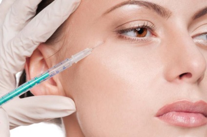 A botulinum -, hogy az anti-aging arckezelés (a) A botulinum -, hogy az anti-aging arckezelés