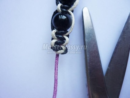 Shambhala karkötő viaszos zsinór (Shamballa karkötő a kezét) Shambhala karkötő viaszos zsinór