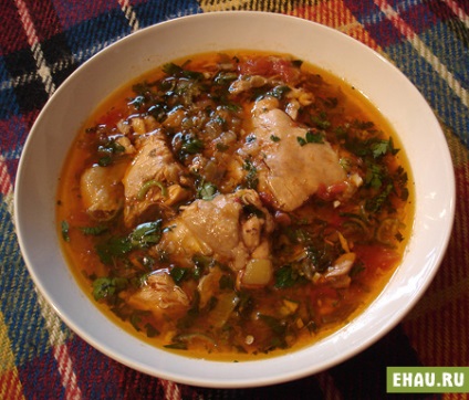 Chakhokhbili Chicken grúz recept - recept (recept) Chakhokhbili Chicken grúz recept - recept