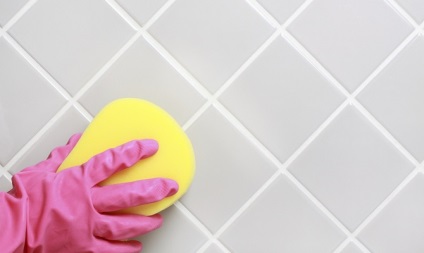 Mit és hogyan kell mosni a csempe javítás után - tippek háziasszonyok