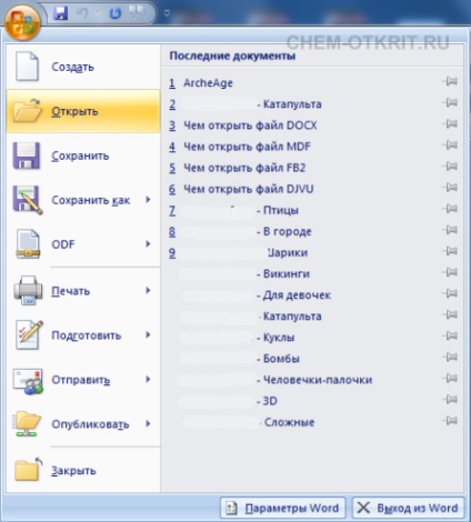 A nyitott docx könnyen érthető utasítások (leírás) A nyitott docx könnyen érthető utasításokkal