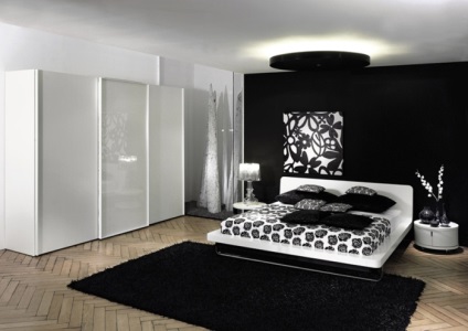 Fekete szoba - fotó és designer ötletek