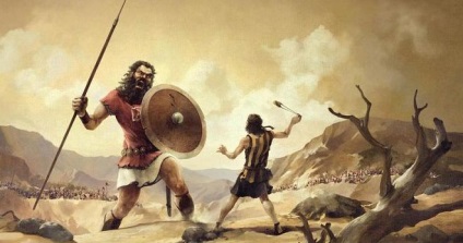 Dávid és Góliát - David legyőzte Góliátot