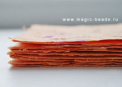 Dekoratív papír saját kezűleg - a mester osztály, édes otthon - Kézzel készített kézműves és design ötletek