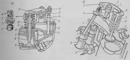 Részletek az szelepvezérlés mechanizmusok rocker (üzemanyag szivattyú meghajtó Resistant) Részletek himba szelep mechanizmus