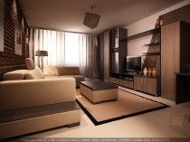 nappali kialakítása szecessziós stílusban, fotó, belső, bútor, felújított lakás