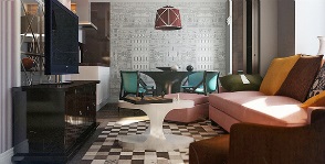 Design projekt a szabvány egy hálószobás apartman sorozat g-5i (tervezési merülésnél modell apartmanok) Design projekt a szabvány egy hálószobás apartman sorozat g-5i