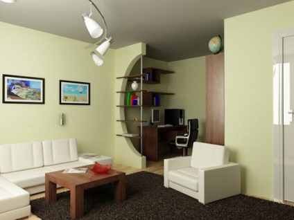 Tervezés dolgozó szoba a lakásban - Jó lehetőség obsustroystva