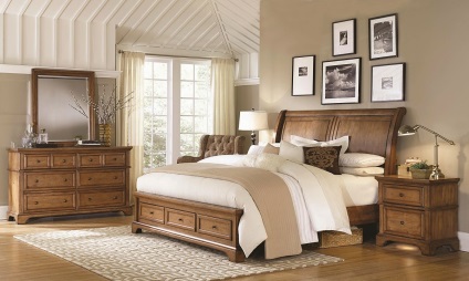 tervező napló klasszikus ágy fa fiókos