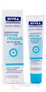 Hidratáló nappali krém NIVEA Pure & amp; természetes, lábtörlő, anti-acne, felkeltve ellen