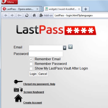 Export jelszavakat Firefox Password Manager