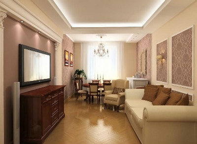 Felújított szoba egy lakásban, egy fénykép szoba (apartman) Felújított szoba egy lakásban, a szoba fotók