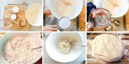 Ábrákon a sós tésztát a kezét útmutató, fotó ötletek