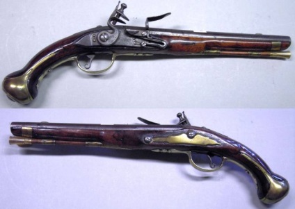 Francia kovás pisztoly minta 1763 (bélyeg) Francia kovás pisztoly minta 1763