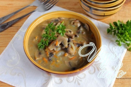 Gomba mártás recept fotó (gomba) Gombamártással recept fotókkal