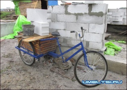 Cargo kerékpár kezeddel (cargo bike elég) Cargo kerékpár kezével