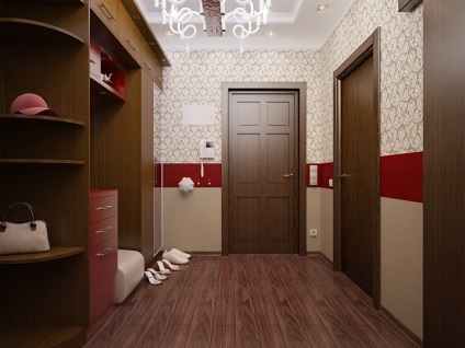 Tervezési ötletek falak a folyosón, a luxus és kényelem