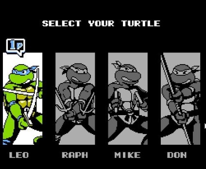 A játék Teenage Mutant Ninja Turtles 3 - Régi játékok