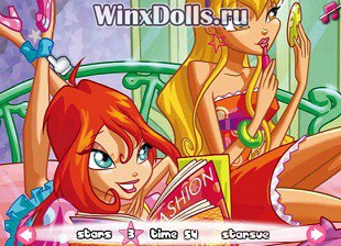 Játékok a lányok Winx tündérek
