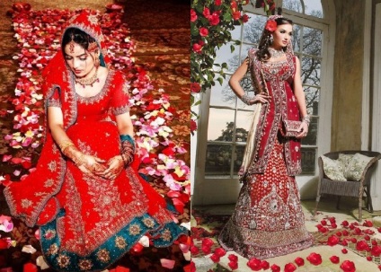Indiai esküvői ruhák - Kép menyasszony