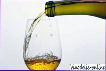 Termelés száraz bor, szőlőbor