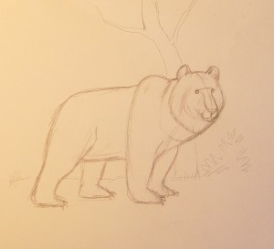 Hogyan kell felhívni a medve, fokozatosan felhívni a ceruza, babám