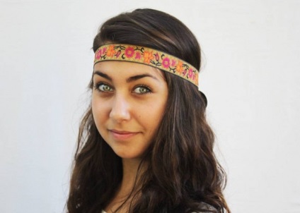 Hogyan kell viselni a kötést a fején a stílus a hippi 55 fotó videó