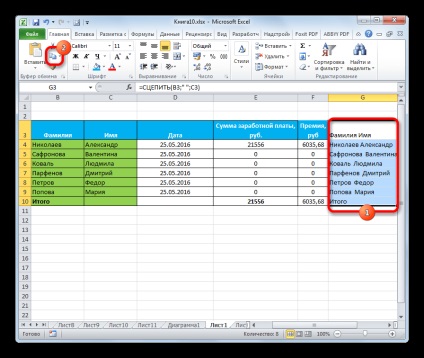 Hogyan lehet kombinálni oszlopok Excel