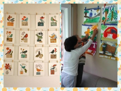Hogyan szervezzünk kiállítást gyermekek művek otthoni kollekció kiváló ötletek
