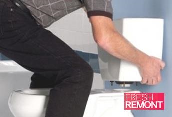 Hogyan kell rögzíteni a WC kezével a fő hiba