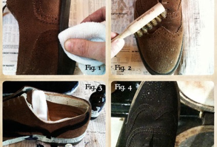Hogyan tisztítható velúr cipőt otthon - a szabályok az ellátás a csizma, cipők és cipők