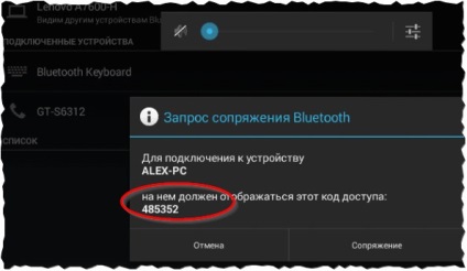 Hogyan lehet csatlakozni a táblagépét a laptop és fájlok Bluetooth-on keresztül