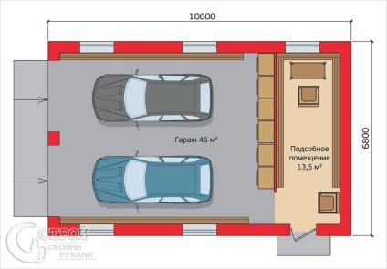 Hogyan építsünk egy dupla garázs - 2 autó
