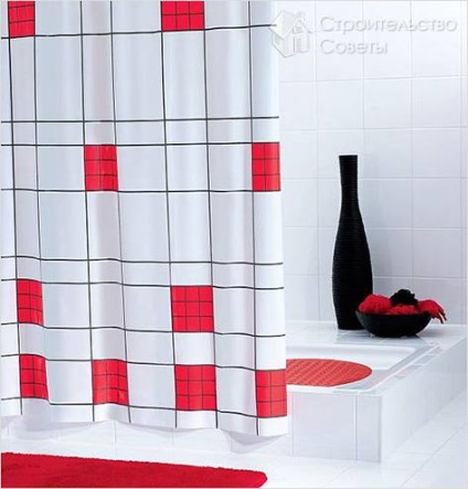 Hogyan akasztani zuhanyfüggöny a fürdőszobában - függessze fel a függöny