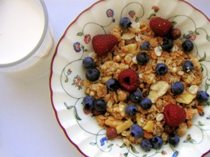 Főzni otthon müzli (granola otthon) Hogyan kell főzni a gabona- otthon