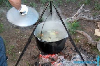 Hogyan kell főzni a halat közvetlenül a horgászat - halászat Akhtuba kényelmesen - a halászati ​​alap Tryokhrechye