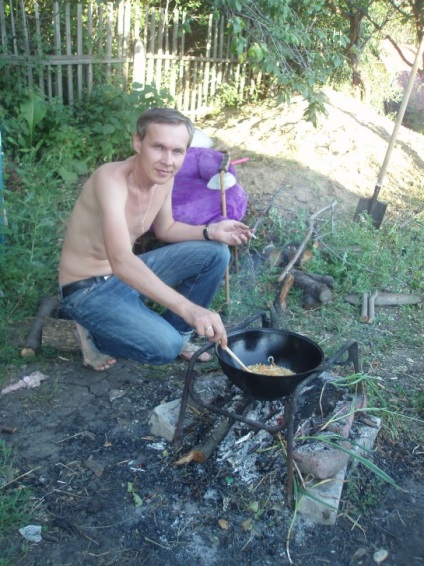 Főzni shtrudli a hús és a burgonya recept egy fotó