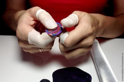 Hogyan készítsünk egy élénk egész gyűrűje polimer agyag - Fair Masters - kézzel készített, kézzel készített