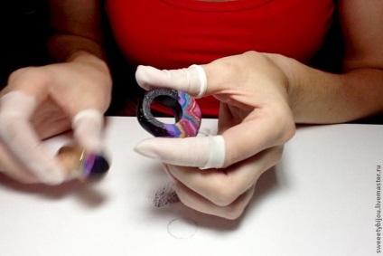 Hogyan készítsünk egy élénk egész gyűrűje polimer agyag - Fair Masters - kézzel készített, kézzel készített