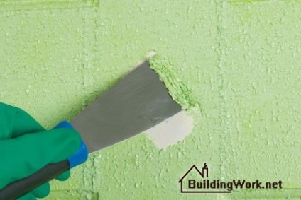 Hogyan lehet eltávolítani a festéket a falról - építési munkák