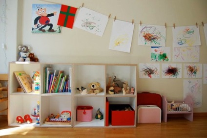 Hogyan díszíteni a falat a gyerekszoba színes, dekoráció, dekorációk, stencil, a legjobb ötletek