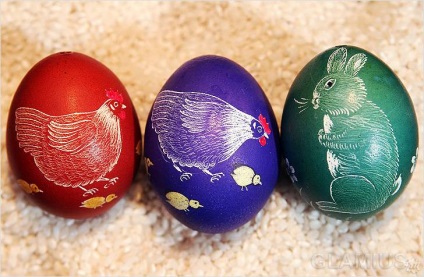 Hogyan díszíteni a tojás húsvétra - festékek és díszíteni a húsvéti tojás fotó