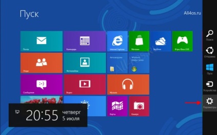 Hogyan kell telepíteni egy grafikus jelszót a Windows 8 