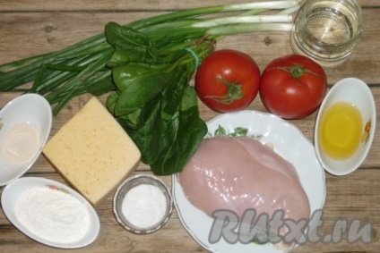Calzone csirkével - recept fotókkal