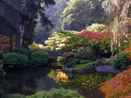 Intimitás és egységet a természettel a stílus az ősi Japán