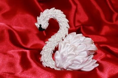 Kanzasi szatén szalagok kezdőknek műhely Swan