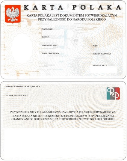 Kártya a Pole - az ideiglenes tartózkodási kártya - lengyel állampolgárságot