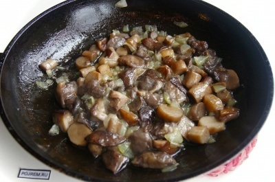 Burgonyapüré gombával - lépésről lépésre recept, hogyan kell főzni fotókkal