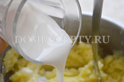Burgonyapüré sajttal recept egy fotó