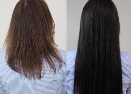 Keratin hajhosszabbítás keratin kapszula előtti és utáni képek, vélemények, videók